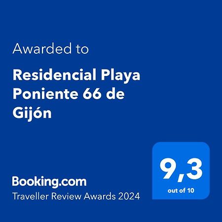 Residencial Playa Poniente 66 De Gijon Apartment Exterior foto