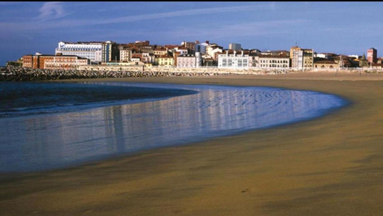 Residencial Playa Poniente 66 De Gijon Apartment Exterior foto
